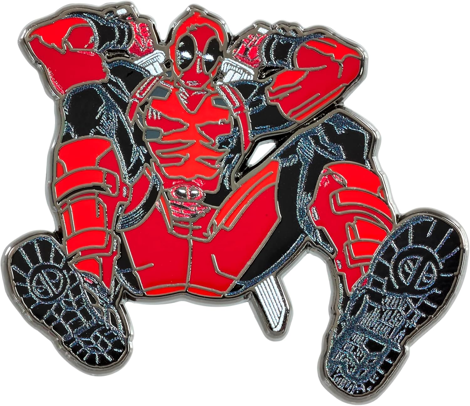 Loungefly - Marvel: Deadpool - Blind Box Enamel Pin - 1 Of 6 to Collect - Styles Vary - Deadpool - Blind Box Enamel Pins - Cute Collectable Novelty Brooch - for Backpacks & Bags - Gift Idea