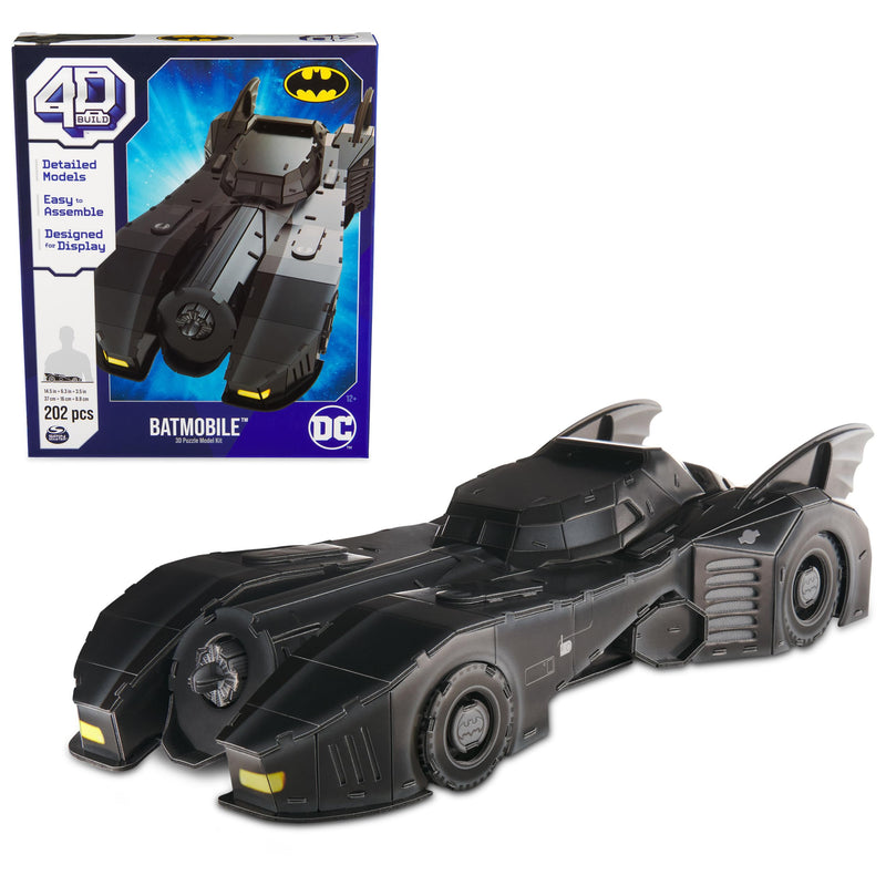 Spin Master 4D Build Dc: Batman - Batmobile 3D Puzzle Model Kit (6070178)