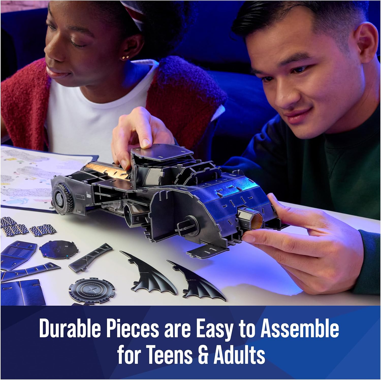 Spin Master 4D Build Dc: Batman - Batmobile 3D Puzzle Model Kit (6070178)