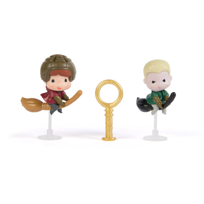 Harry Potter Micro Magical Moments, Quidditch Surprise Set with 2 Figures (approx. 3.8 cm Tall) and Accessories, Toy for Children from 6 Years, Fan Item (Assorted