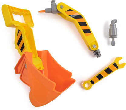 Rubble & Crew Rubble's Ultimate Tool Bulldozer Vehicle, Toy Truck with Action Figure, PAW Patrol Kids Toys for Boys and Girls Ages 3 and Up.