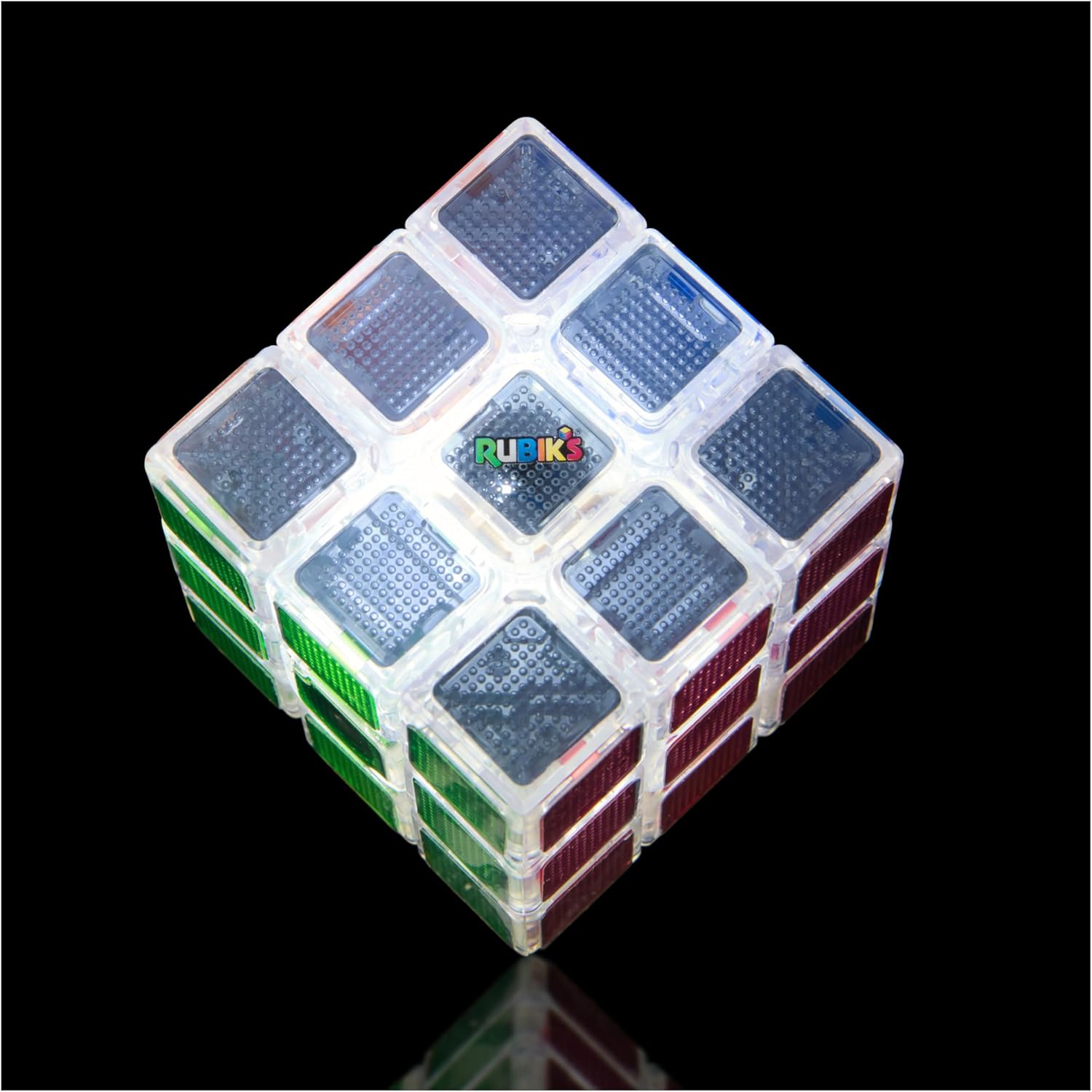 Rubik's Cubo, Cubo Pulse Originale con Luci Lampeggianti per una Sfida Contro il Tempo, Antistress e Rompicapo per Adulti e Bambini, 8+ Anni