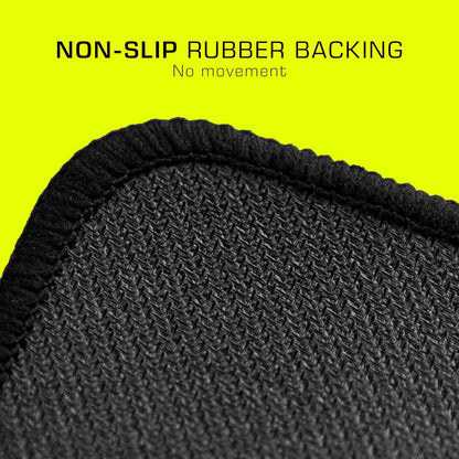 Roccat Sense CTRL Non-Slip Rubber Backed, Vulcanized Control Surface Gaming Mousepad with low-profile stitched edges - Square