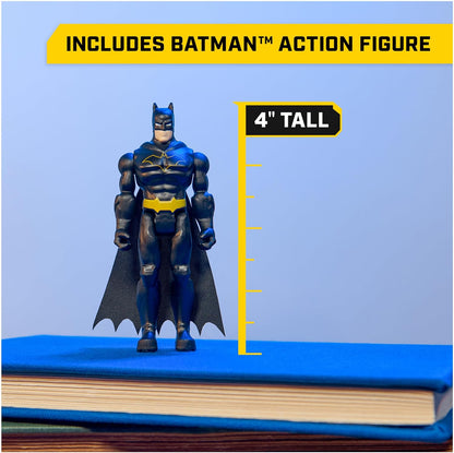 DC Comics, Batman Batmobile Remote Control Car, Easy to Drive, Compatible with Batman Figures, Kids’ Toys for Boys and Girls Aged 4 and Up