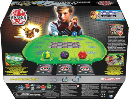 Bakugan Evo Battle Arena, Includes Exclusive Leonidas Bakugan for Ages 6 and Up, AS SEEN on ROBLOX, NETFLIX and POP TV