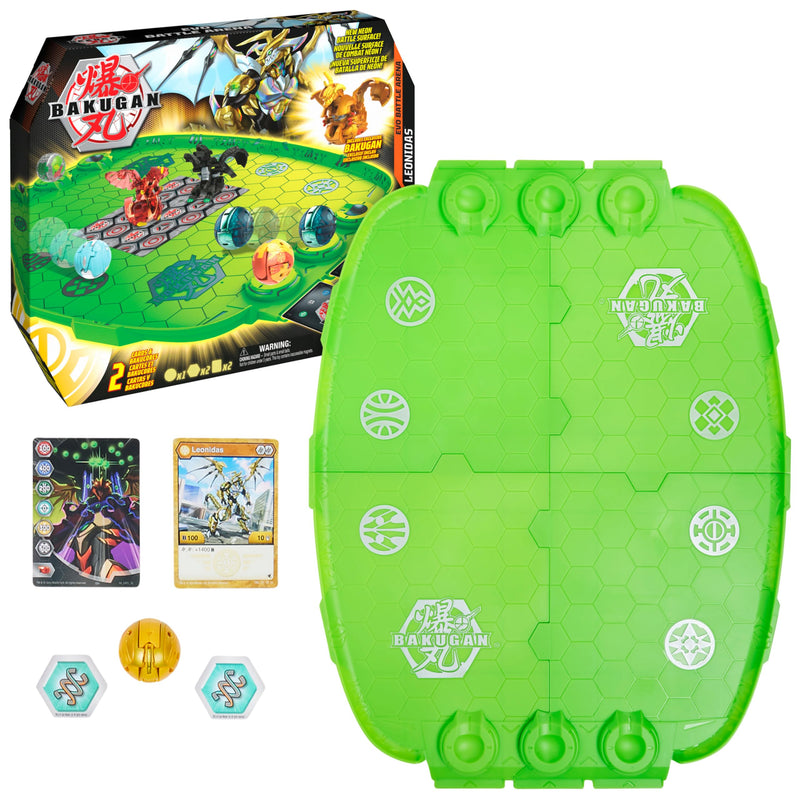 Bakugan Evo Battle Arena, Includes Exclusive Leonidas Bakugan for Ages 6 and Up, AS SEEN on ROBLOX, NETFLIX and POP TV