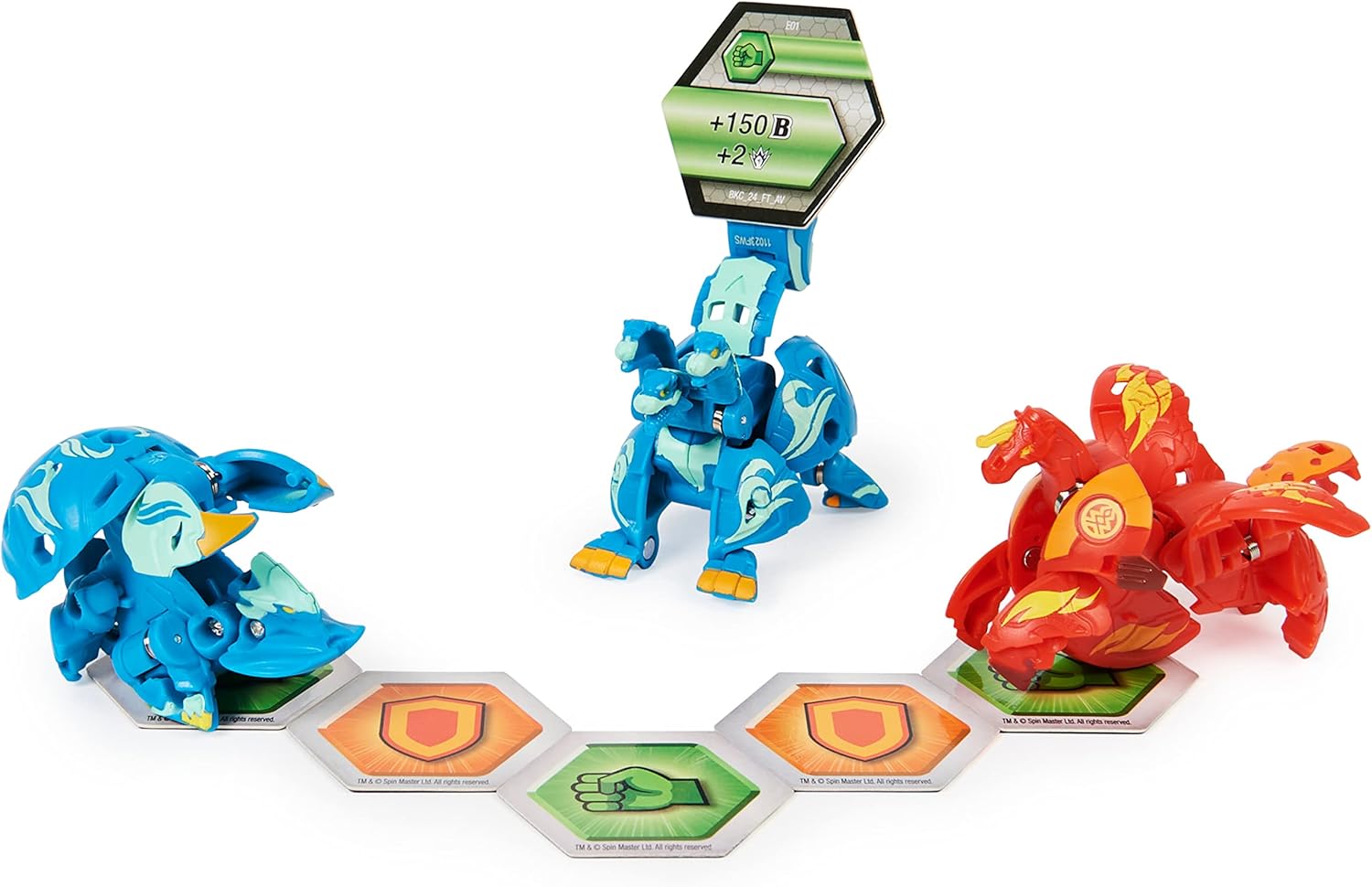 BAKUGAN Evolutions Starter Pack Pack, Howlkor Ultra with Colossus and Pegatrix, Ages 6 and Up, As Seen on ROBLOX, NETFLIX and POP TV