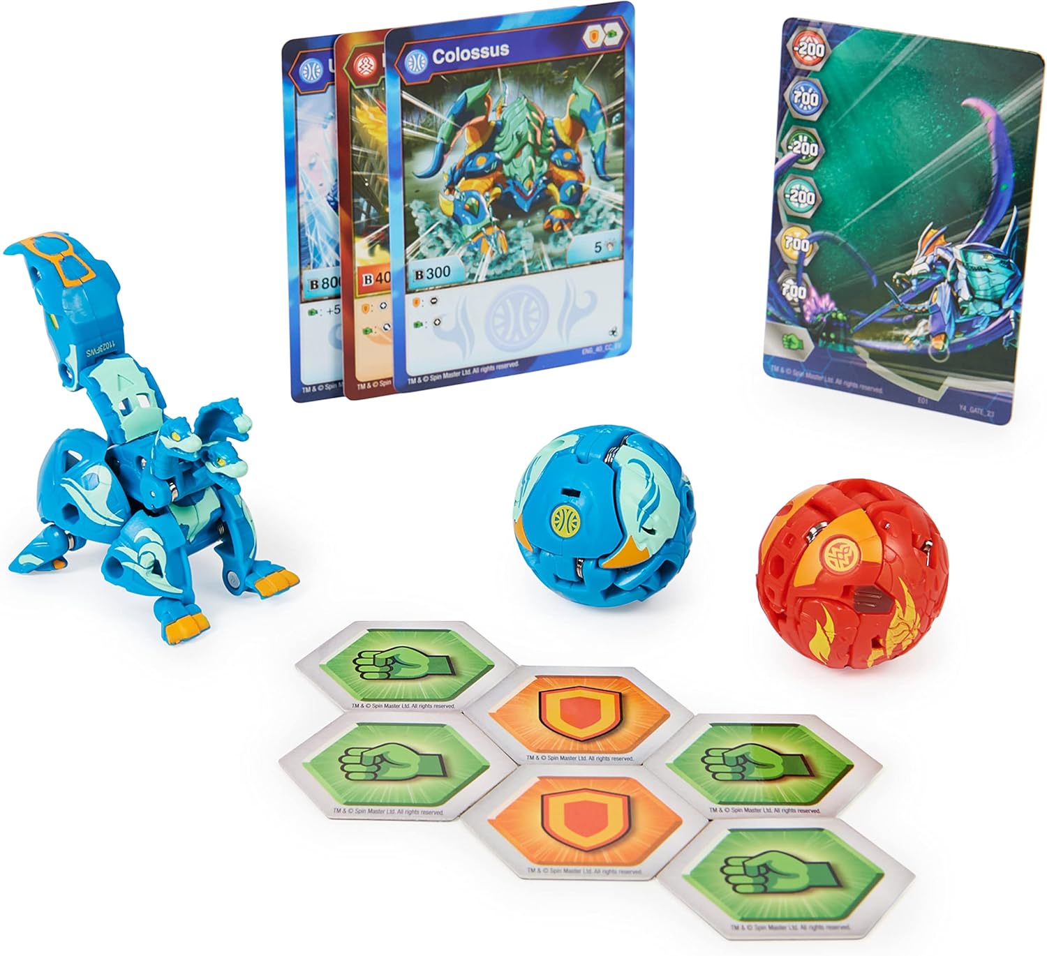 BAKUGAN Evolutions Starter Pack Pack, Howlkor Ultra with Colossus and Pegatrix, Ages 6 and Up, As Seen on ROBLOX, NETFLIX and POP TV