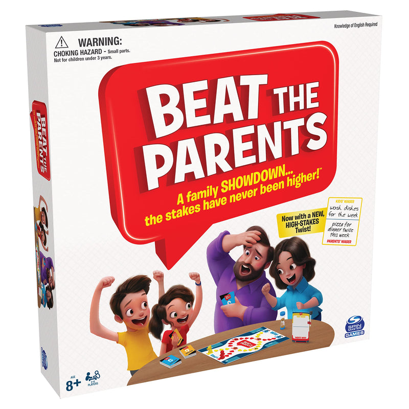 Spin Master 6063771 Board Games: Beat Parents The Bet, Multi