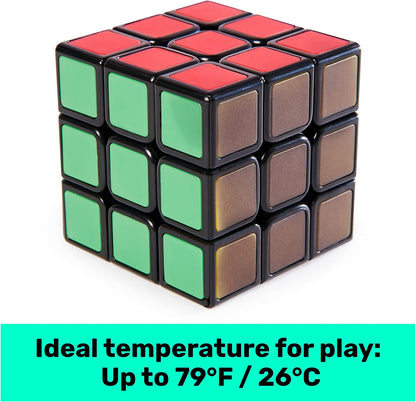 SPIN MASTER 6064647 3X3-3D Puzzle Game-Rubik's 3x3 Phantom-1 Magic Cube with Modern Technology to Challenge The Mind-6064647-Toys Kids 8 Years +, Multicoloured