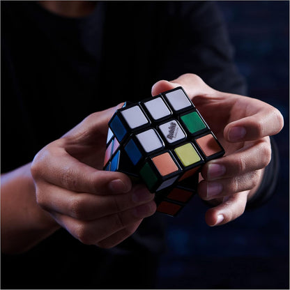 SPIN MASTER 6064647 3X3-3D Puzzle Game-Rubik's 3x3 Phantom-1 Magic Cube with Modern Technology to Challenge The Mind-6064647-Toys Kids 8 Years +, Multicoloured