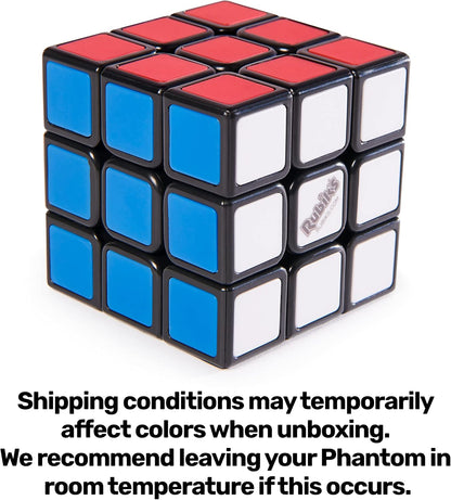SPIN MASTER 6064647 3X3-3D Puzzle Game-Rubik's 3x3 Phantom-1 Magic Cube with Modern Technology to Challenge The Mind-6064647-Toys Kids 8 Years +, Multicoloured