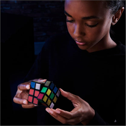 SPIN MASTER 6064647 3X3-3D Puzzle Game-Rubik's 3x3 Phantom-1 Magic Cube with Modern Technology to Challenge The Mind-6064647-Toys Kids 8 Years +, Multicoloured