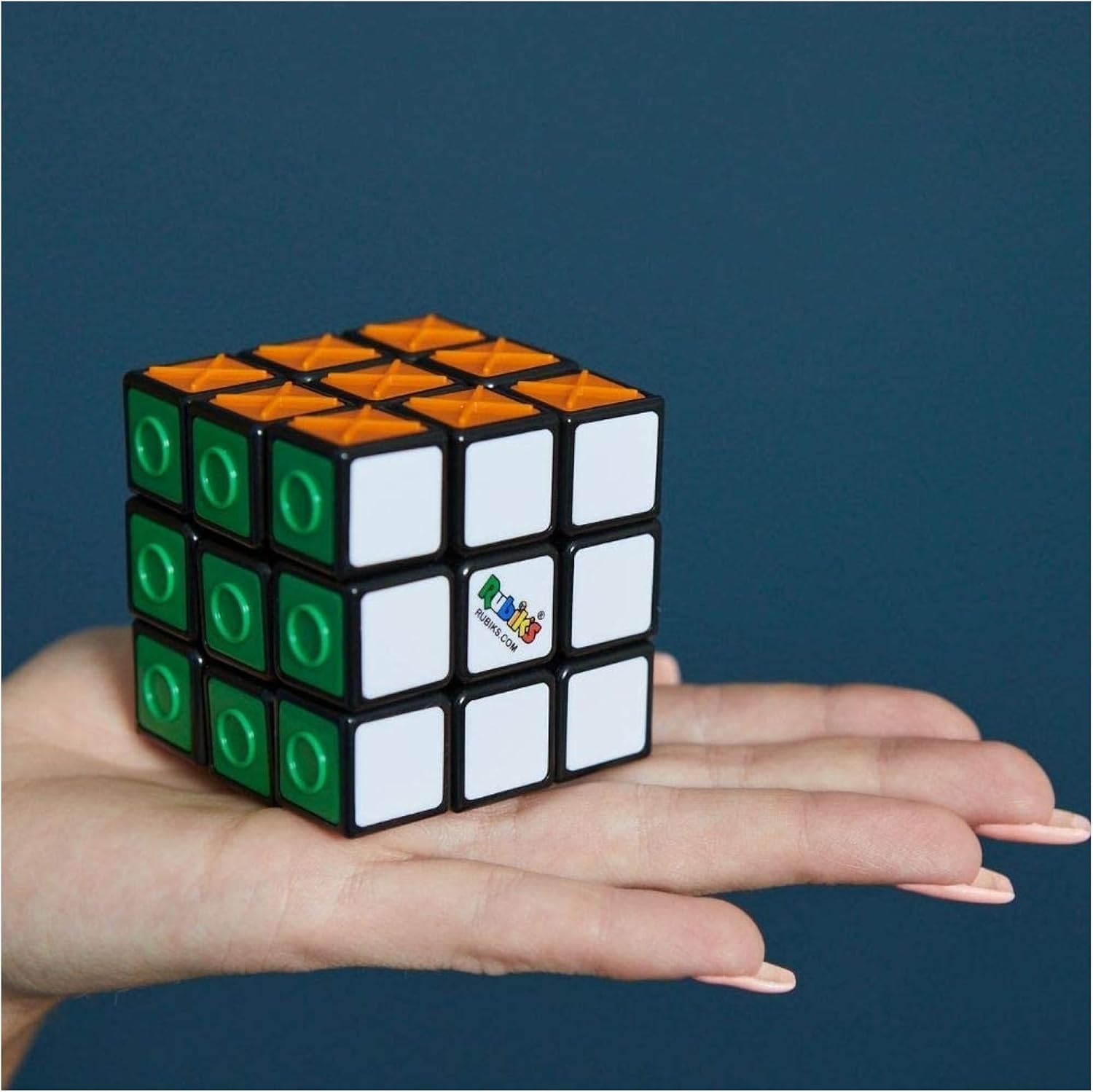 Rubik’s Cube Sensory Cube, Classic Brain Teaser Fidget Toy, for Adults & Kids Ages 7+