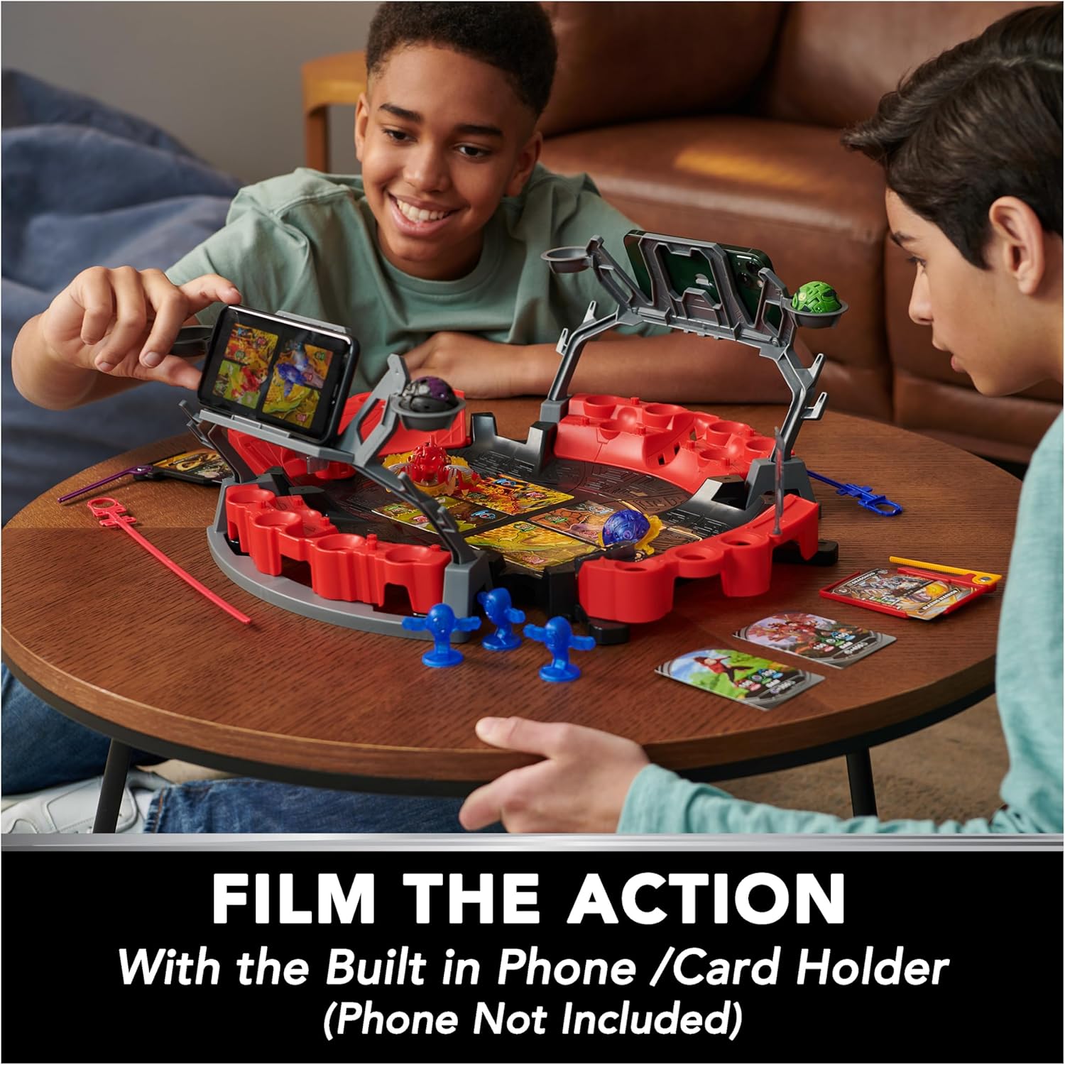 BAKUGAN Battle Arena with Exclusive Special Attack Dragonoid, Customisable, Spinning Action Figure and Playset, Kids’ Toys for Boys and Girls 6 and up