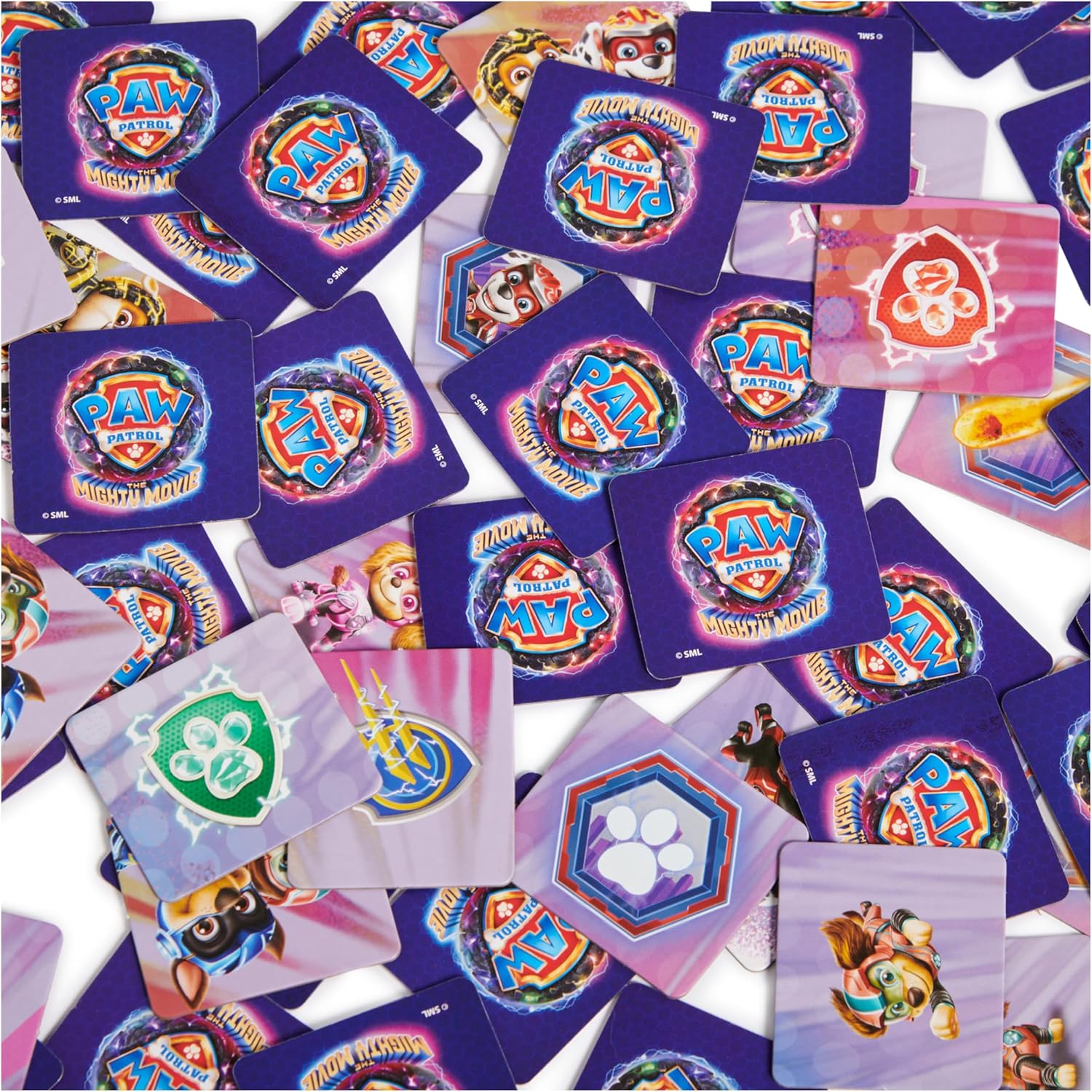 Paw Patrol 6067937 Spin Master Games PAW Movie2 MemoGm 72pc, White