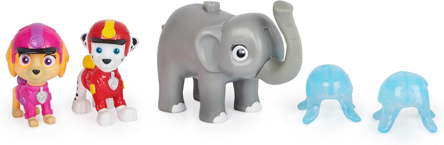 SPIN MASTER Pack of 3 Jungle Paw Patrol Ass Figures