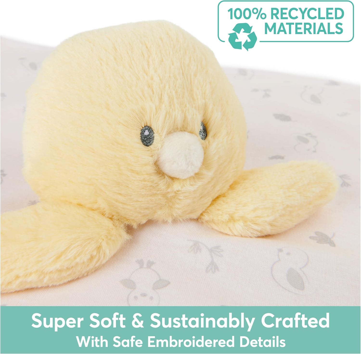 GUND Plush RecycledPlush Duckling Lovey