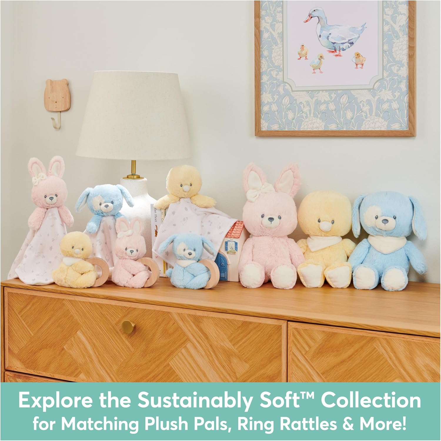 GUND Puppy Comforter - Made from 100% Recycled Material, Approx. 25 cm, for Babies from Birth