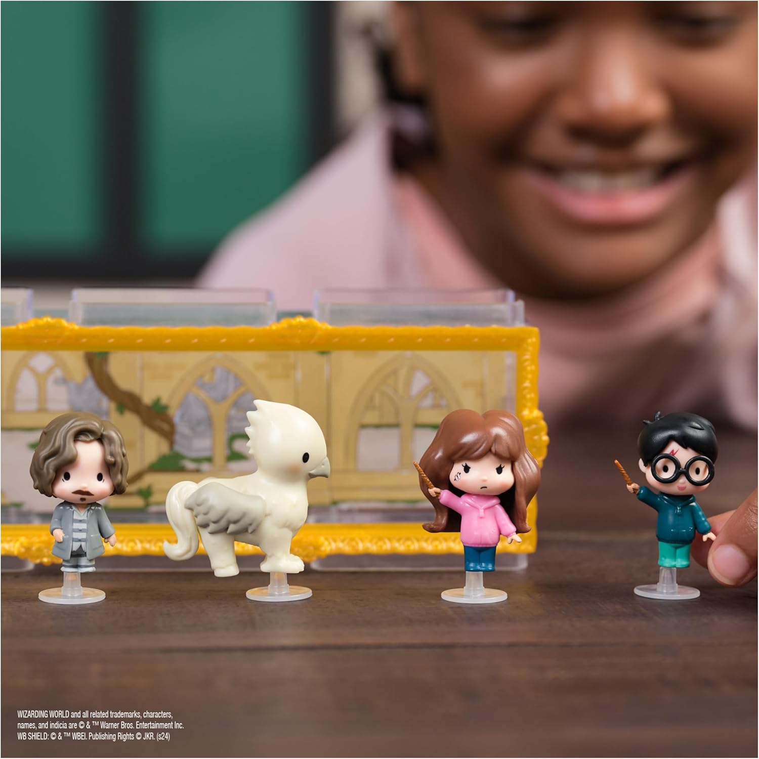 Wizarding World Harry Potter, Micro Magical Moments Prisoner of Azkaban Rescue Gift Set with 4 Mini Figures & Display Case, Kids’ Toys for Ages 6+