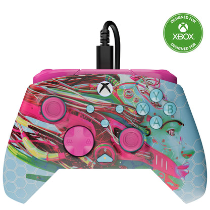 Turtle Beach Rematch Advanced Android Dreams Wired Gaming Controller for Xbox and PC – Glow, Officially Licensed by Xbox, Remappable Buttons, Hall-Effect Hair Triggers, 8ft Cable