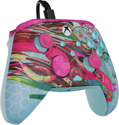 Turtle Beach Rematch Advanced Android Dreams Wired Gaming Controller for Xbox and PC – Glow, Officially Licensed by Xbox, Remappable Buttons, Hall-Effect Hair Triggers, 8ft Cable