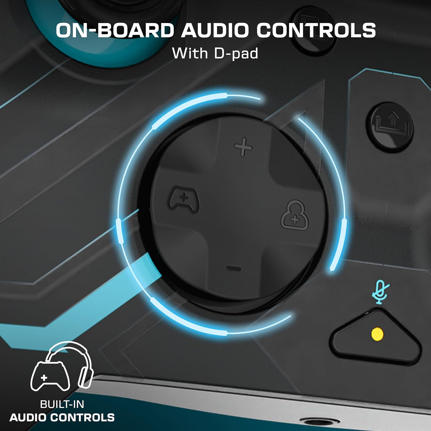 Turtle Beach Rematch Advanced Titan Steel Wired Gaming Controller for Xbox and PC – Glow, Officially Licensed by Xbox, Remappable Buttons, Hall-Effect Hair Triggers, 8ft Cable