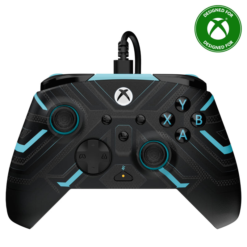 Turtle Beach Rematch Advanced Titan Steel Wired Gaming Controller for Xbox and PC – Glow, Officially Licensed by Xbox, Remappable Buttons, Hall-Effect Hair Triggers, 8ft Cable