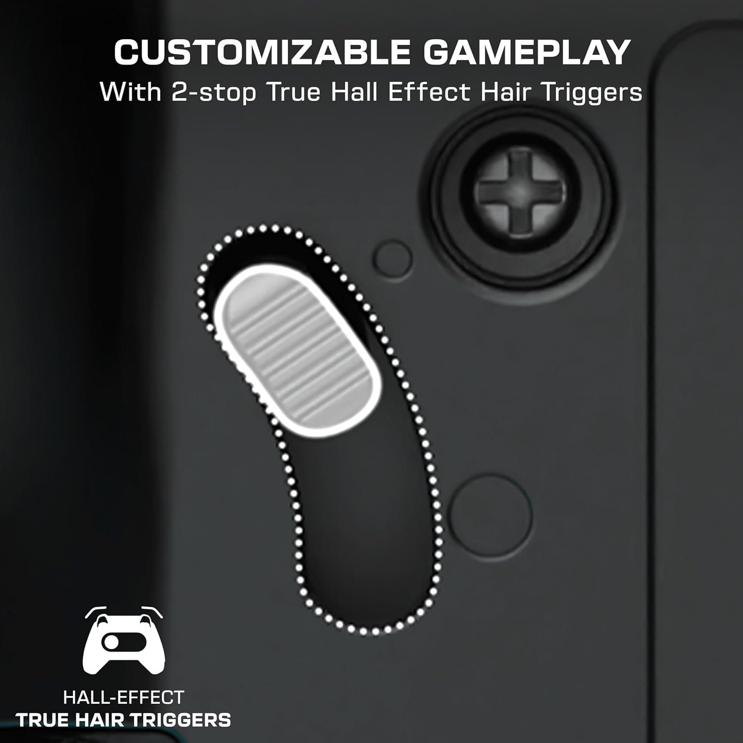 Turtle Beach Rematch Advanced Titan Steel Wired Gaming Controller for Xbox and PC – Glow, Officially Licensed by Xbox, Remappable Buttons, Hall-Effect Hair Triggers, 8ft Cable