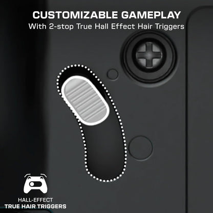 Turtle Beach Rematch Advanced Titan Steel Wired Gaming Controller for Xbox and PC – Glow, Officially Licensed by Xbox, Remappable Buttons, Hall-Effect Hair Triggers, 8ft Cable