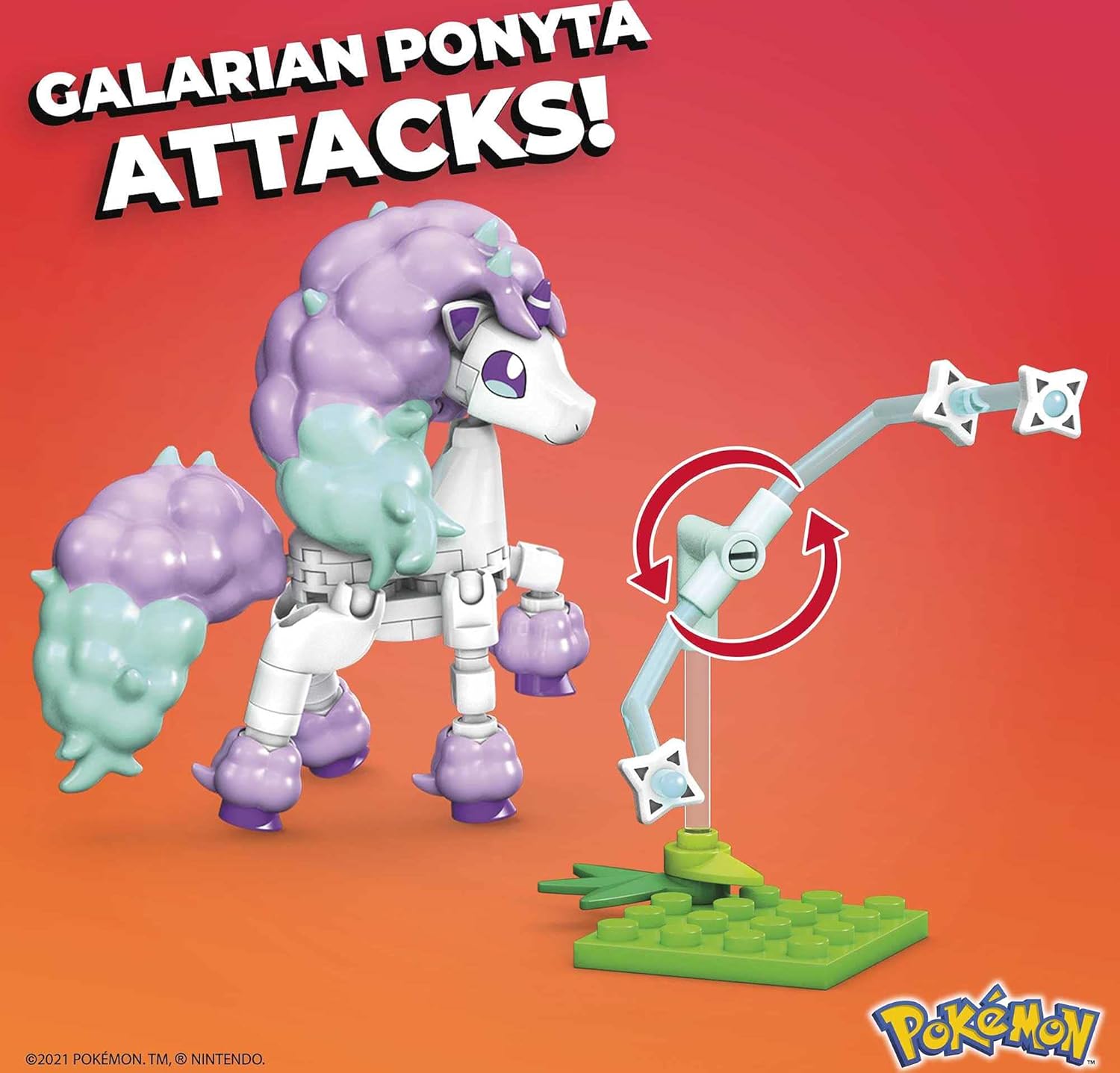 Mega Construx Pokemon: Power Pack Galarian Ponyta (Gyg94)