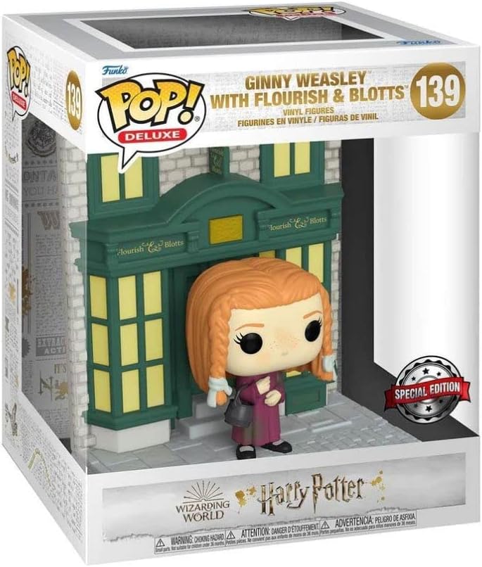 Funko Pop! Deluxe: Harry Potter - Ginny Weasley with Flourish & Blotts (Special Edition) #139 Vinyl Figure