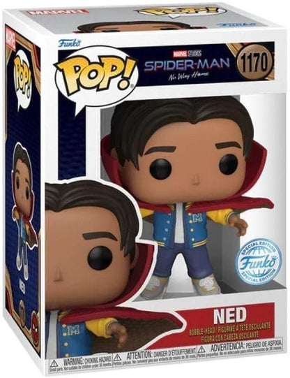 Funko Pop! Marvel Spider-Man No Way Home: Ned with Cloak #1170 - Exclusive Special Edition Vinyl Figure
