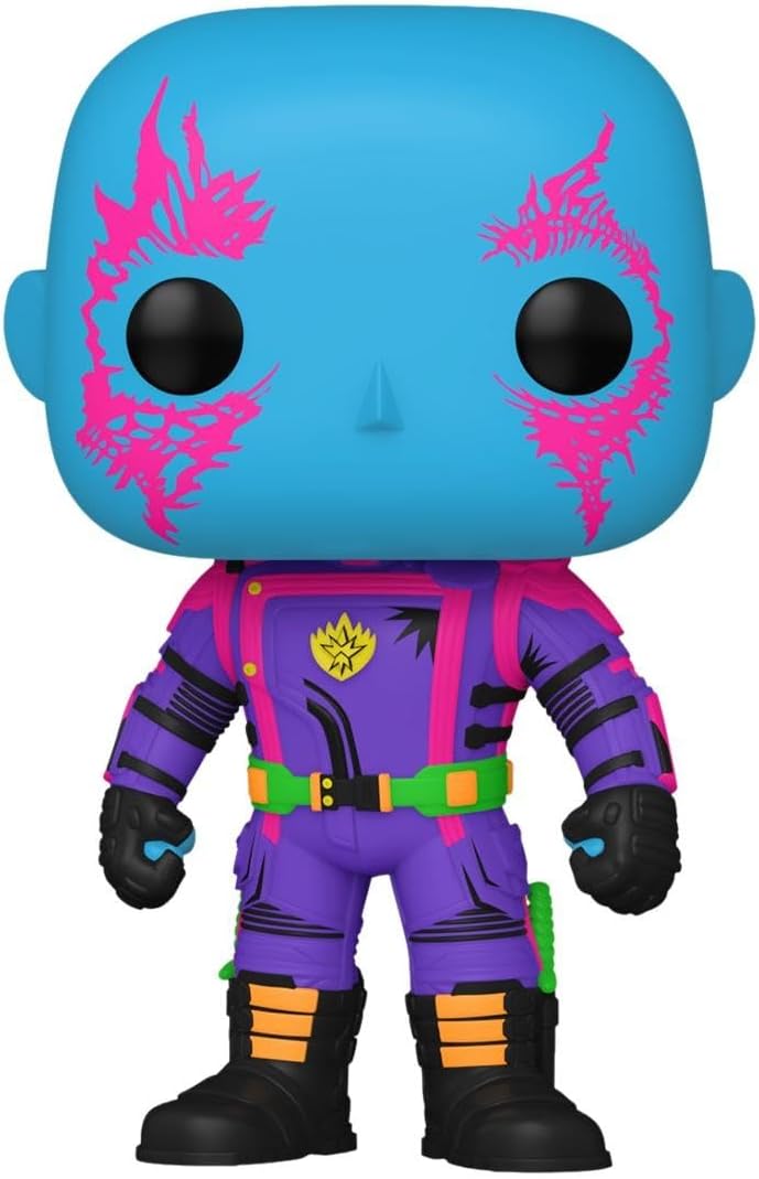 Funko Pop!&Tee: Guardians Of the Galaxy - Drax - Small - (S) - Hot Christmas - T-Shirt - Clothes With Collectable Vinyl Figure - Gift Idea - Toys and Short Sleeve Top for Adults Unisex Men and Women