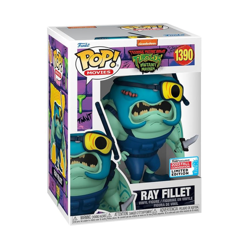 Funko Pop! Movies: TMNT Teenage Mutant Ninja Turtles Mutant Mayhem - Ray Fillet (NYCC 2023 Shared Exclusive