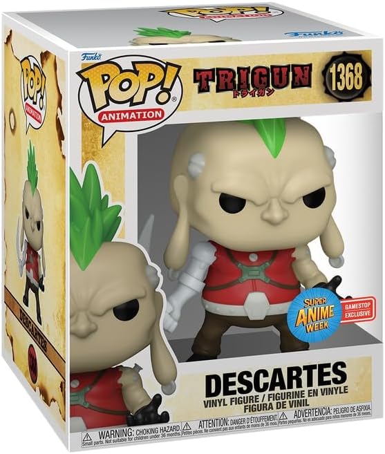 Funko Pop! Animation Super: Trigun - Descartes (Gamestop Exclusive) #1368 Vinyl Figure (6``)