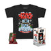 Funko Pocket POP! & Tee: Star Wars-Holiday R2D2 - Metallic - Small - (S) - T-Shirt - Clothes With Collectable Vinyl Minifigure - Gift Idea - Toys and Short Sleeve Top for Adults Unisex Men and Women