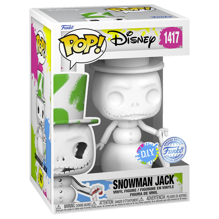 Funko The Nightmare Before Christmas Snowman Jack DIY Pop! Vinyl Collectible Figure - Limited Edition Exclusive