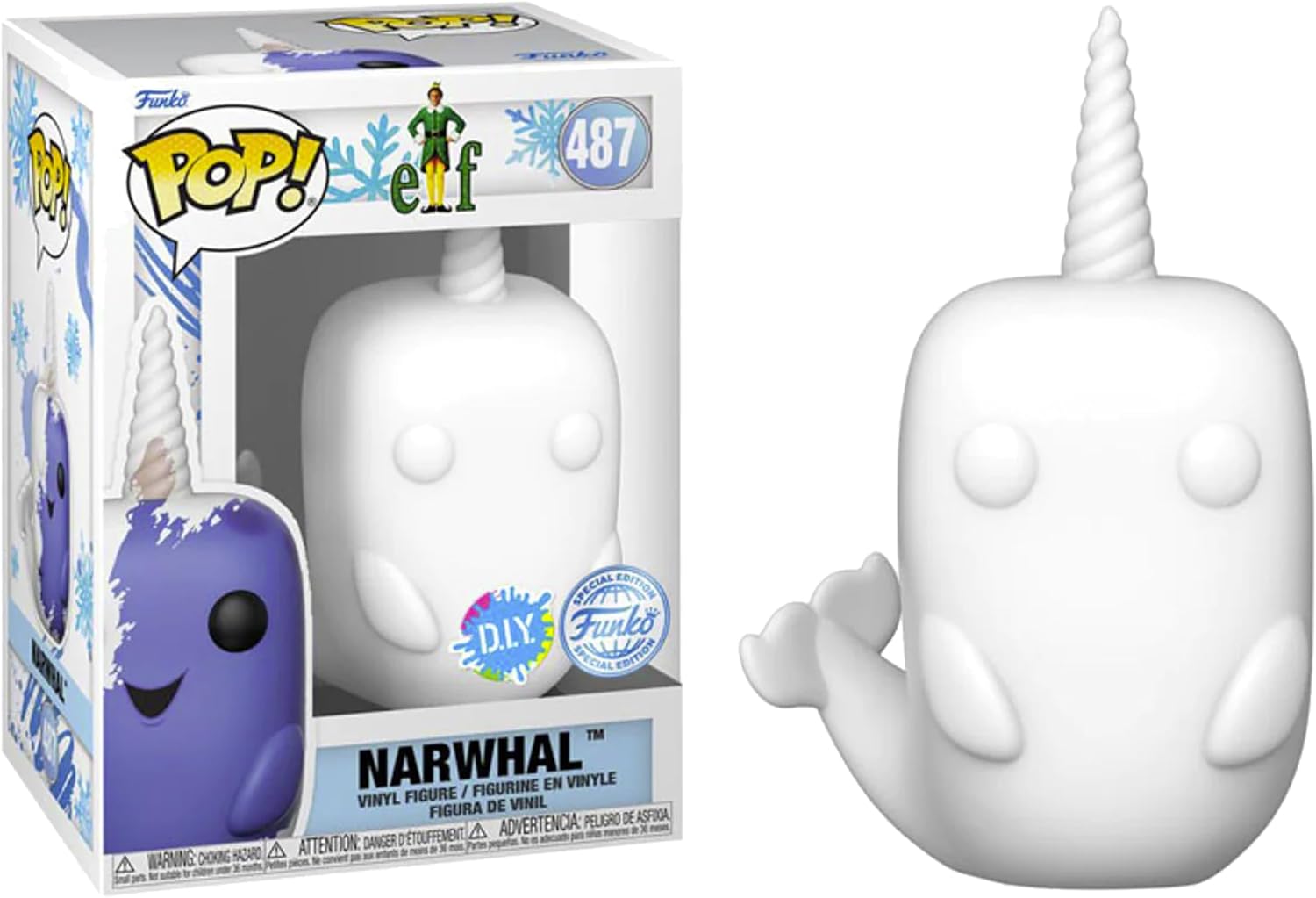 Funko Elf Narwhal DIY Pop! Vinyl Collectible Figure - Limited Edition Exclusive