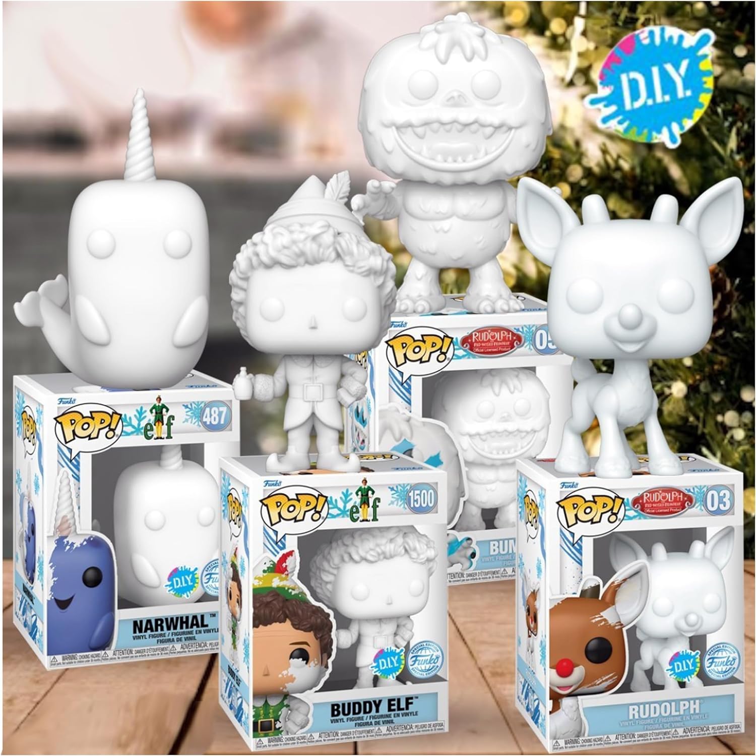 Funko Elf Narwhal DIY Pop! Vinyl Collectible Figure - Limited Edition Exclusive