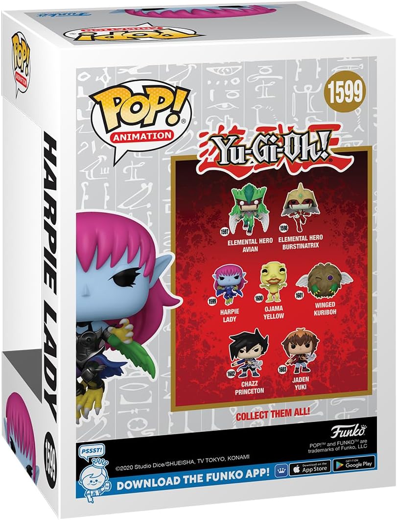 Funko Boxed Pop! & Tees (Adult): Yu-Gi-Oh! - Harpie Lady (Black) Vinyl Figure & T-Shirt (L)