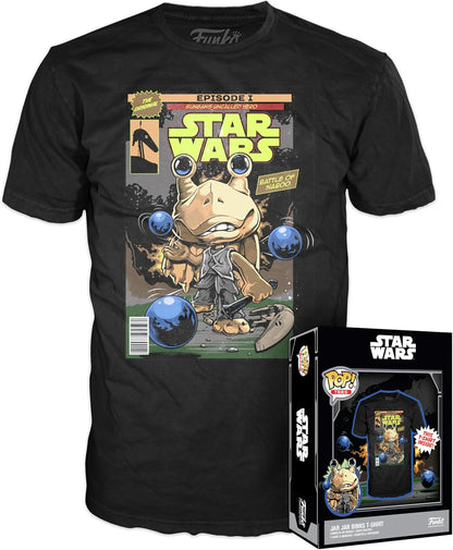 Funko Boxed Tee Disney Star Wars: The Phantom Menace Anniversary - Jar Jar Bink T-Shirt (M)