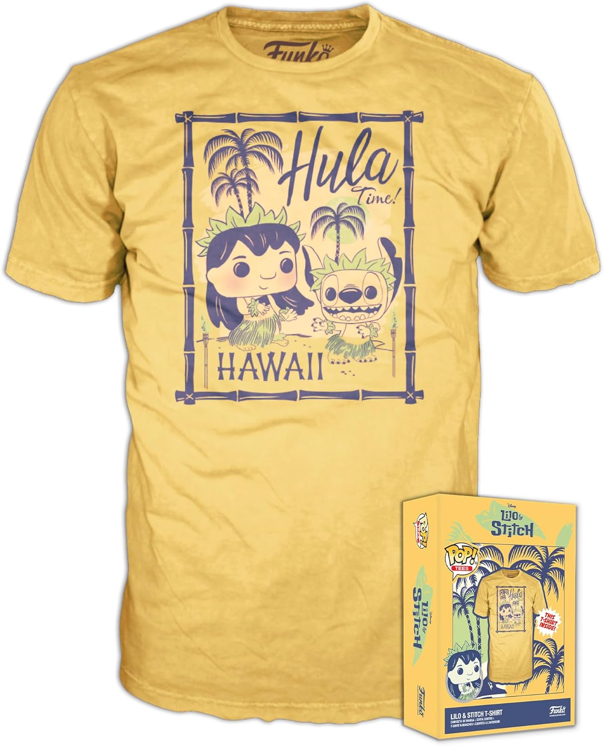 Funko Boxed Pop! Tees Disney: Lilo & Stitch - Hula T-Shirt (M)