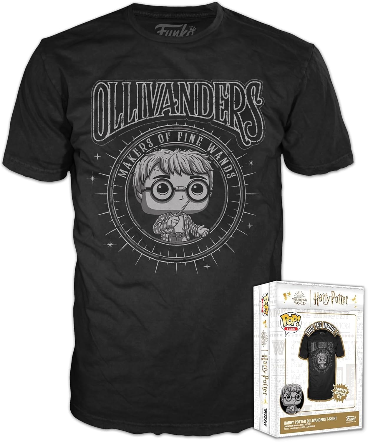 Funko Pop! & Tee (Adult) Disney: Star Wars - Darth Vader (Special Edition) Bobble-Head Vinyl Figure & T-Shirt (M)