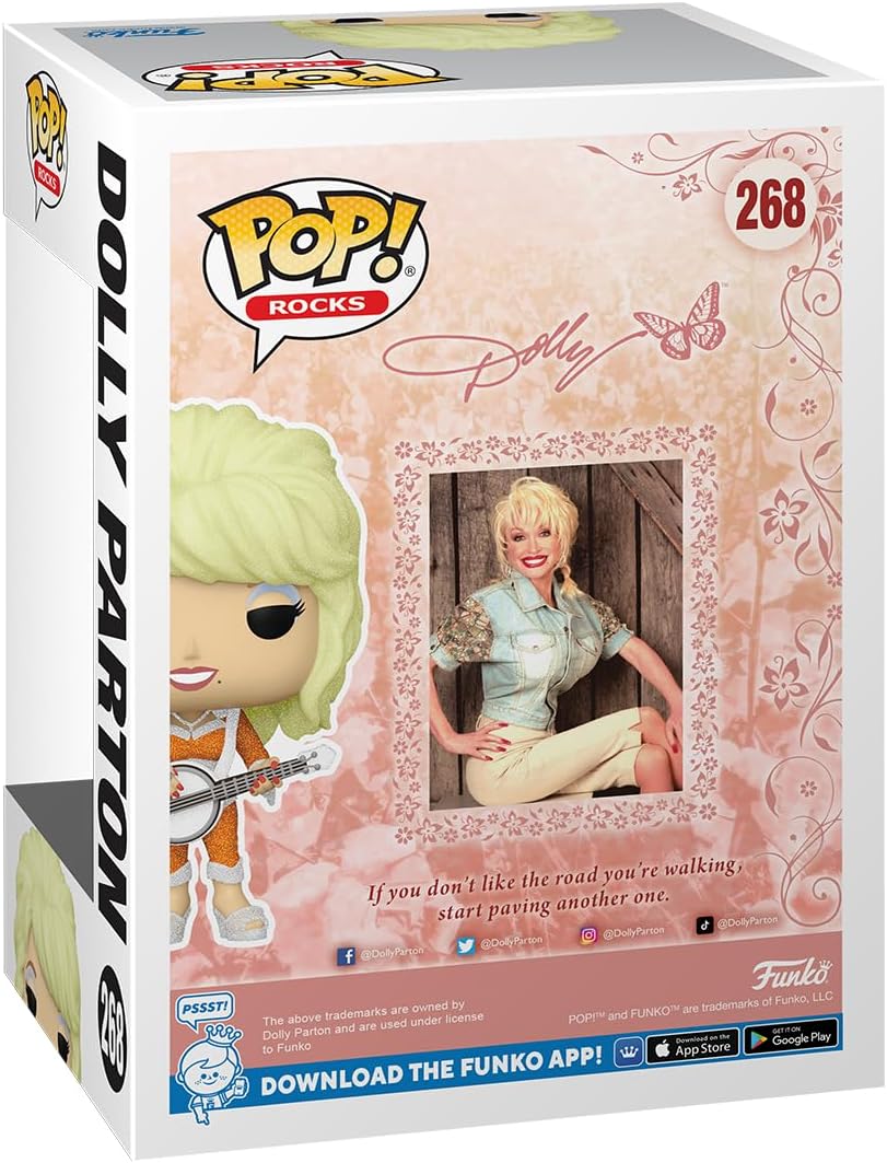 Funko Pop! Rocks: Dolly Parton Diamond Glitter, Amazon Exclusive
