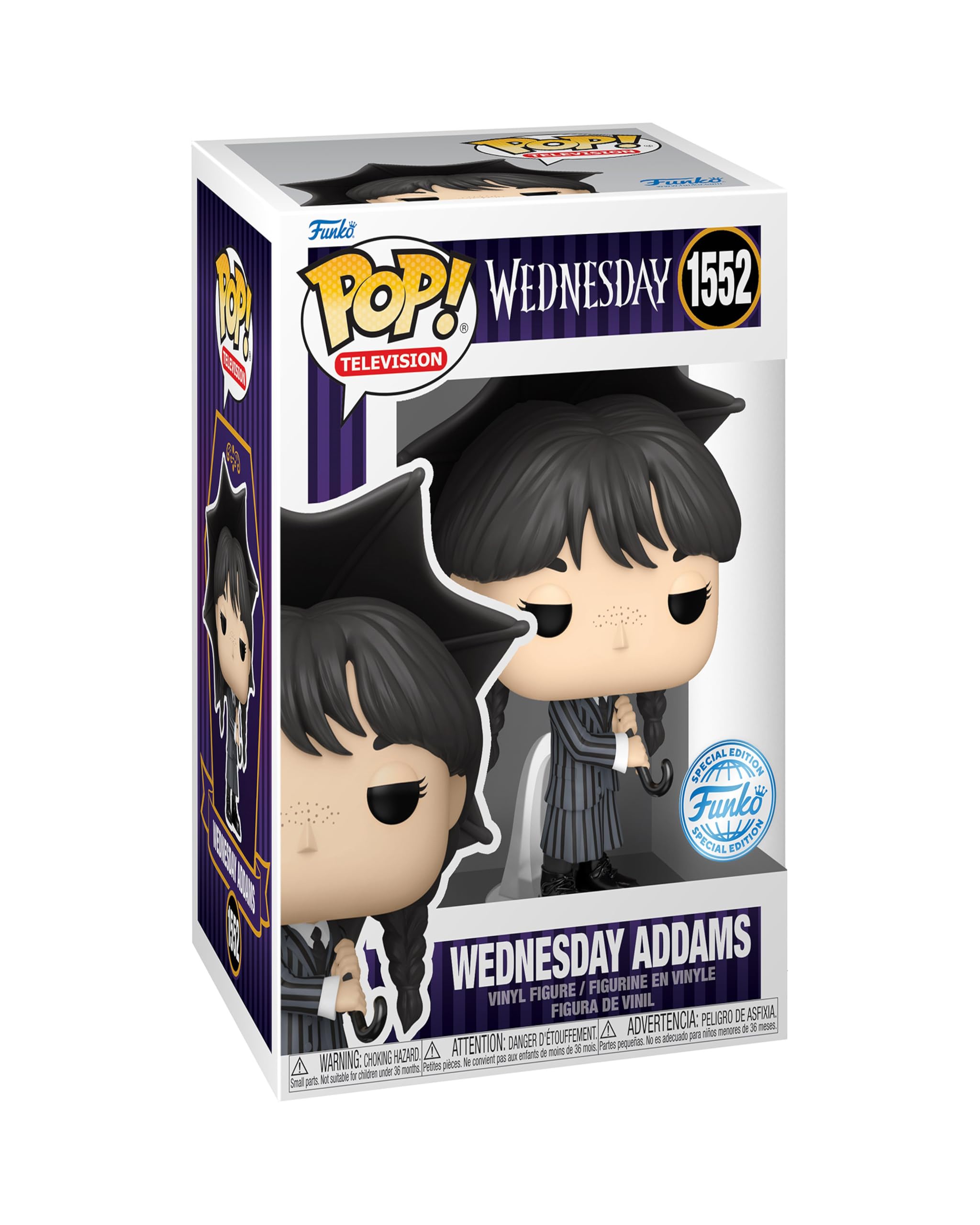 Funko Pop! TV: Wednesday - Wednesday With Umbrella - Collectable Vinyl Figure - Gift Idea - Official Merchandise - Toys for Kids & Adults - TV Fans - Model Figure for Collectors and Display