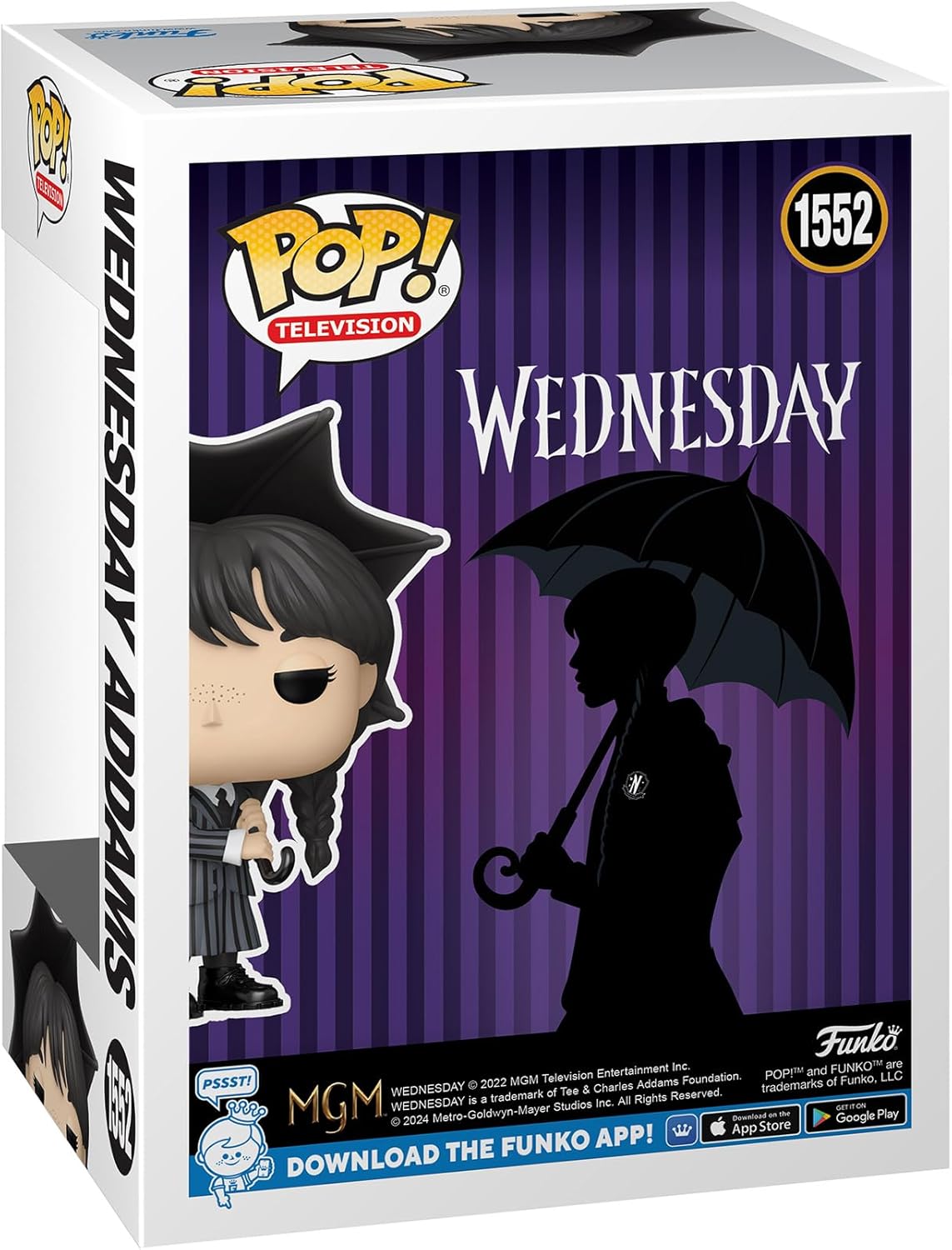 Funko Pop! TV: Wednesday - Wednesday With Umbrella - Collectable Vinyl Figure - Gift Idea - Official Merchandise - Toys for Kids & Adults - TV Fans - Model Figure for Collectors and Display