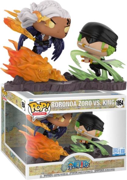 Funko Pop! Moment: One Piece - Roronoa Zoro Vs King (Special Edition) #1954 Vinyl Figure