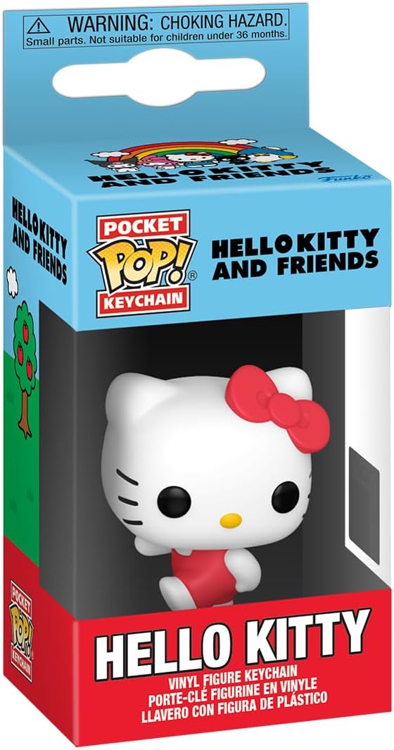 Funko POP! Keychain: Sanrio - Hello Kitty - Figura in vinile da collezione - Idea regalo - Prodotto ufficiale - Giocattoli per bambini e adulti - Modello di figura per collezionisti ed esposizione