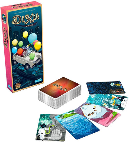 Libellud | Dixit Mirrors | Expansion | Multi-Time Awarded Imagination and Creativity Game | Ages 8 | 3 to 8 Players | 30 Minutes per Game | Multilanguage (includes Spanish